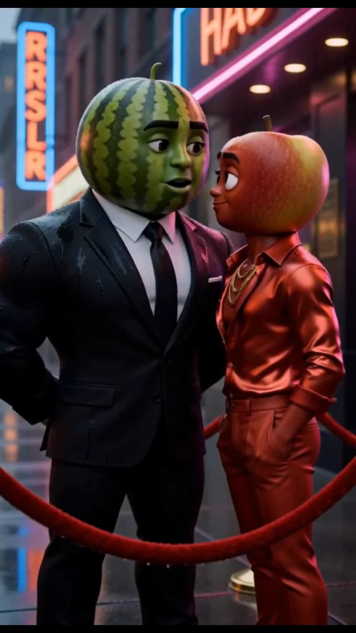 Fruits drama video: a nightclub bouncer