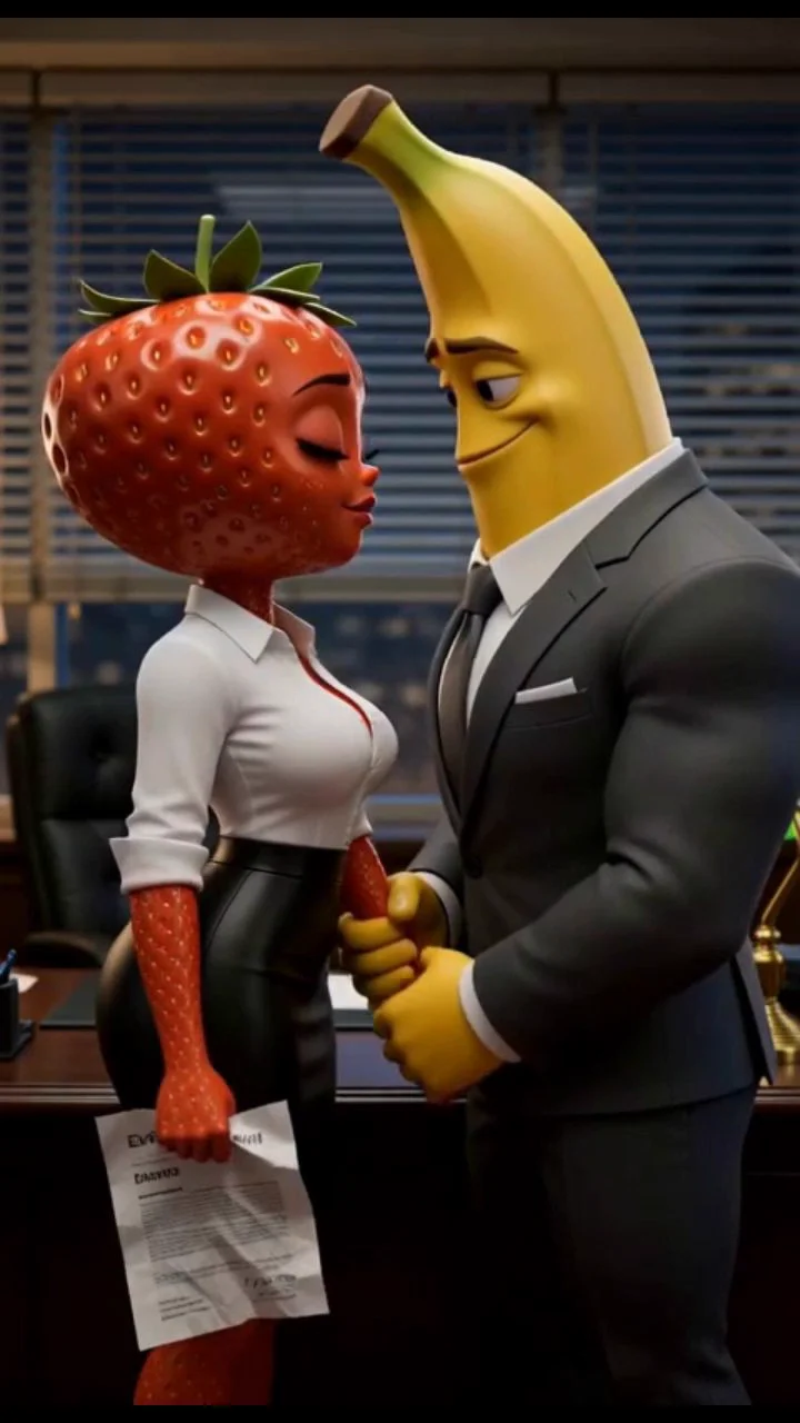 Fruits drama video: an office kiss